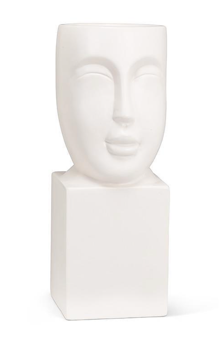 Face Vase on Pedestal