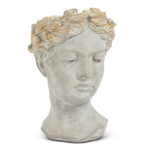 Load image into Gallery viewer, WOMAN HEAD PLANTER | GREY
